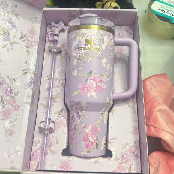 Stanley Floral Gift Box with Pink Ribbon - Picture 1 of 4